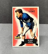 1955 Bowman Football Card # 21 Lee Riley