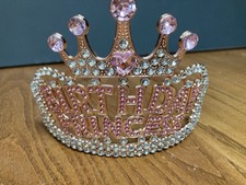Kids Birthday Princess Rose Gold Tiara