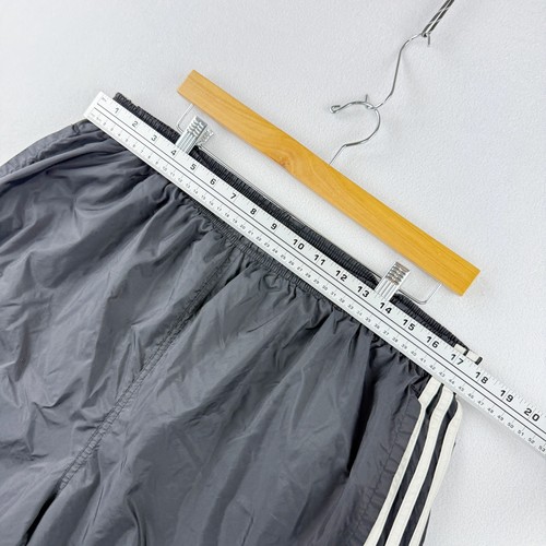 ADIDAS Vintage Track Pants 3 Stripe Lined Size XXL Mens Black/White - Picture 11 of 13