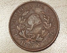 1967 Colombia 5 Centavos