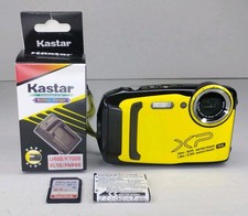 Fujifilm Finepix XP140 4K Yellow Digital Camera Waterproof 64GB Memory Card