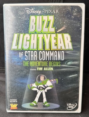 Buzz Lightyear of Star Command: Adventure Begins (DVD, 2000) Disney OOP TESTED