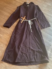 Mönch Kostüm Mönchskutte Karneval Fasching Herren Geistlicher Priester Gr. 54