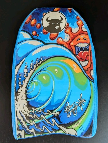 Rare Drew Brophy Surf Art Body Kickboard Board 21" X 13.5"