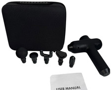 Deep Tissue Handheld Percussion Massage Gun Touch Screen w/ Attachements Case