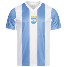 Argentinien "Retro History" JELEX Herren Trikot Jersey blau weiß neu