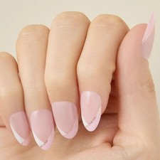 Kleo Kolor Press On Nails~Nail Dashes, Long Almond shaped