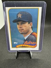 Topps 1989 Base Set Bob Forsch #163 Houston Astros MLB Vintage Baseball