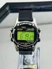 Vintage  Timex Atlantis 100 Digital Men Watch 38mm New Battery Indiglo Working
