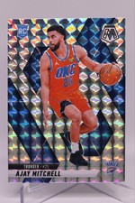 Ajay Mitchell 2024-25 Panini Mosaic #226 Silver Mosaic Prizm Rookie (RC) Thunder