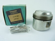 70-6897 HEPOLITE PISTON ASSEMBLY (PAIR) (NOS) ? TRIUMPH T100A/T100S/T100SS/T100C