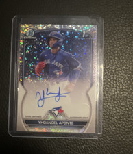 2023 Topps Bowman - Yhoangel Aponte #CPA-YA Chrome Speckle Refractor /299 (AU)