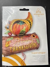 Anagram Supershape Thanksgiving Cornucopia Balloon 