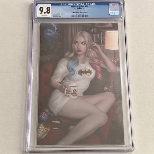 Harley Quinn #24 Warren Louw CGC 9.8 Virgin KRS Comic Mint Exclusive GRADED
