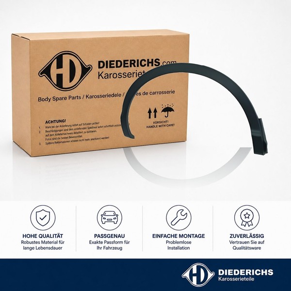 Verbreiterung KotflÜGel Hinten Rechts Diederichs 6046866 Passend FÜR Nissan-image