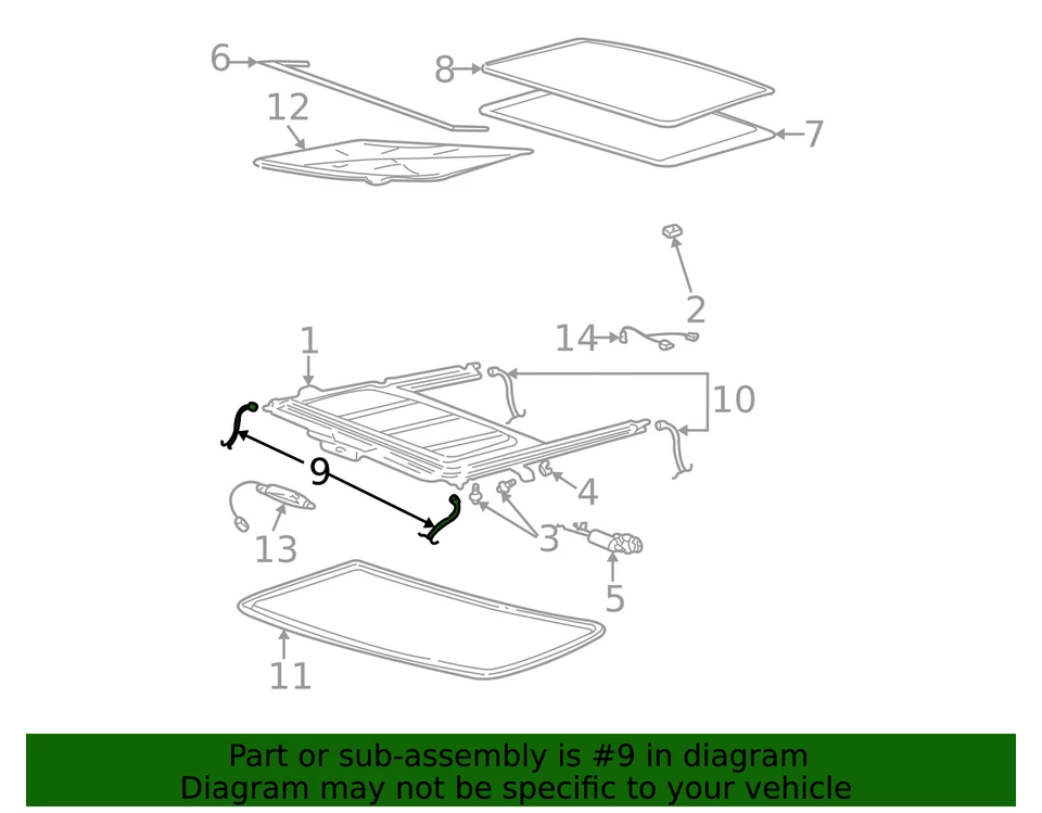Genuine GM Drain Hose 15150345 - Image 2 of 2
