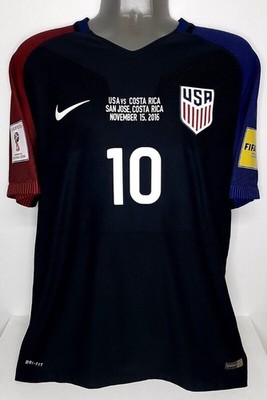 NIKE USA US SOCCER WC2018 QUALIFIERS PULISIC XL AUTHENTIC PLAYER JERSEY SHIRT