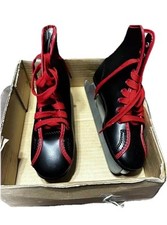 New Ice Skates Lake Placid Boys Beginner Size 13 Black Double Blades