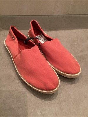 Tommy Hilfiger Slipper Espandrillo, Rot/Orange, Größe 41, Neu