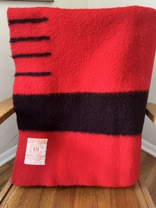 Hudson Bay Blanket Red | eBay