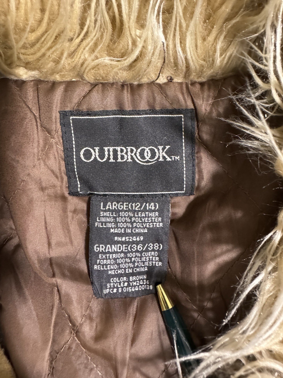 Vintage Outbrook Patchwork Leather Jacket Women S… - image 4