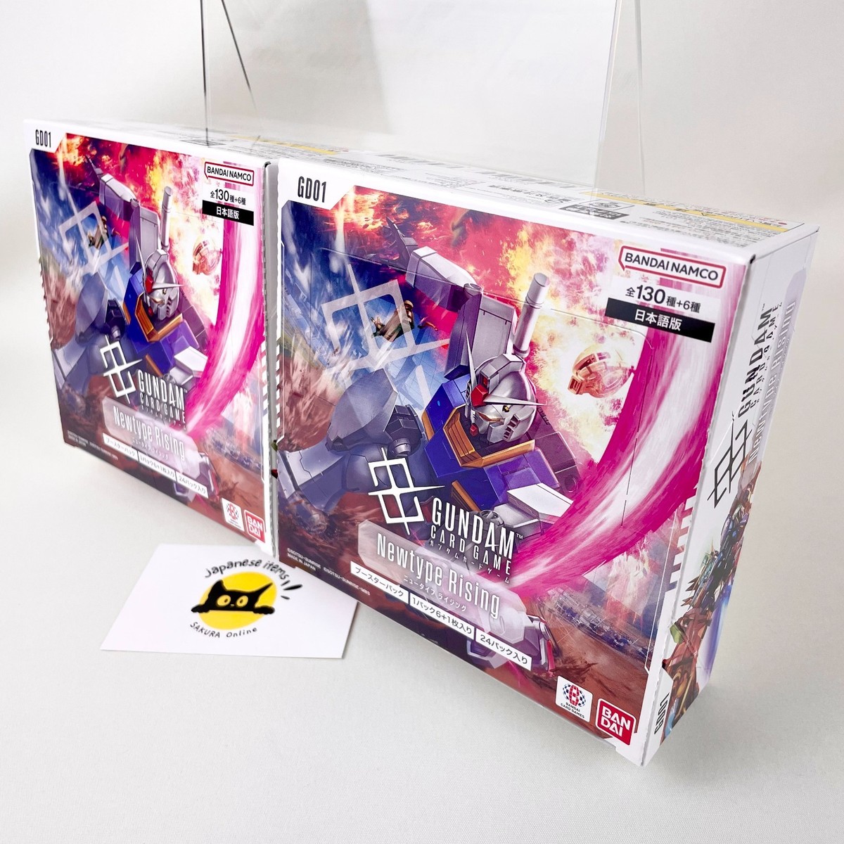 Gundam Card Game Newtype Rising GD01 Booster Box Set x2