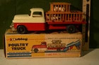 Hubley Poultry truck,  restored box, truck &crates are near mint,metal kiddietoy