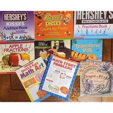Early Elementary Grades Lot Of Math Books Skills Story Problems Mire