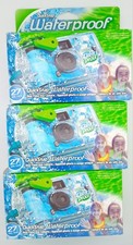 3x Fujifilm Quick Snap Waterproof Disposable Camera w/ 27 Exposures - Exp 6/2025