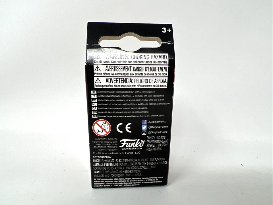 RARO! Undertaker Oficial WWE Lucha Libre Funko Pop! Llavero de bolsillo mini vinilo Foto 4 de 4