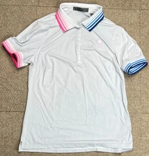 G/Fore The Sanctuary Golf Club Women's Embroidered Golf Polo Shirt Size Medium