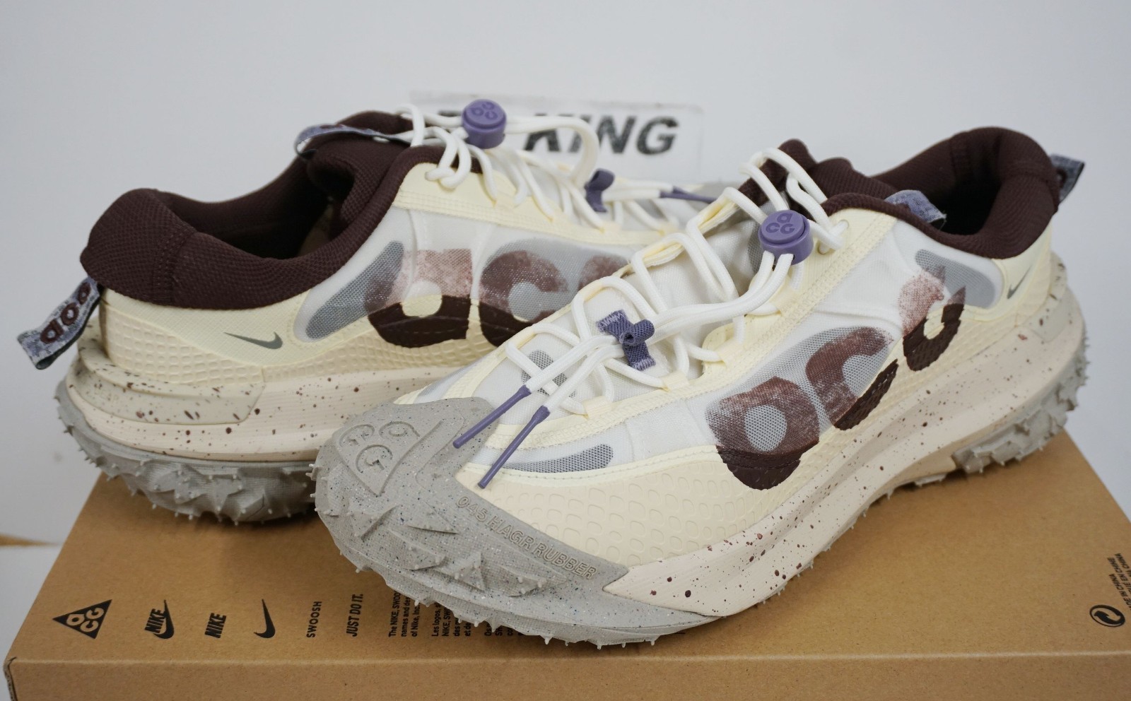Nike ACG Mountain Fly 2 Low Outdoor Hiking Sail Earth Sanddrift HF5700-121 EM