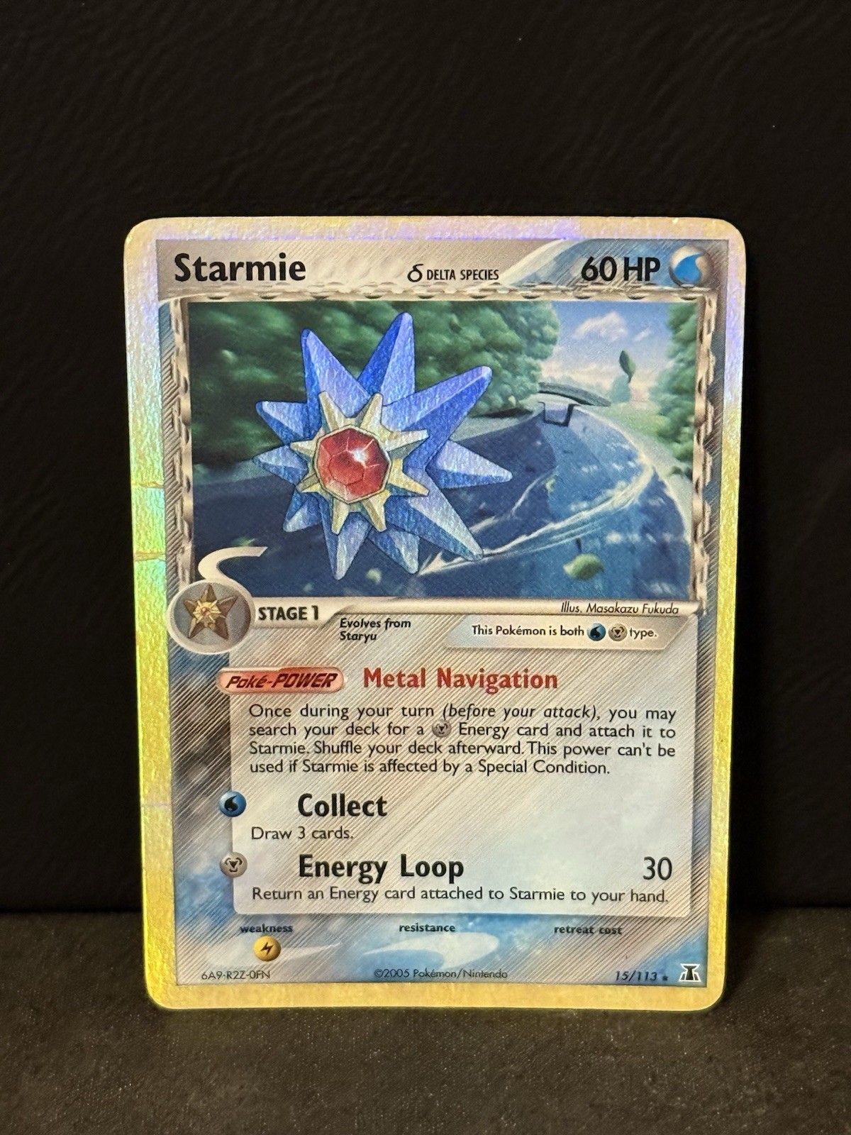 Starmie 15/113 EX Delta Species Holo Rare 2005 Pokemon Card MP