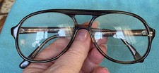 Vintage Diplomat 757 403 Brown Pilot FRAMES ONLY 54/17/140