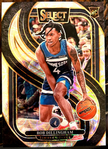2024-25 Rob Dillingham Select Rookie RC Scope Timberwolves #187