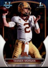 2022 Bowman University Chrome #11 Tanner Morgan Minnesota Golden Gophers