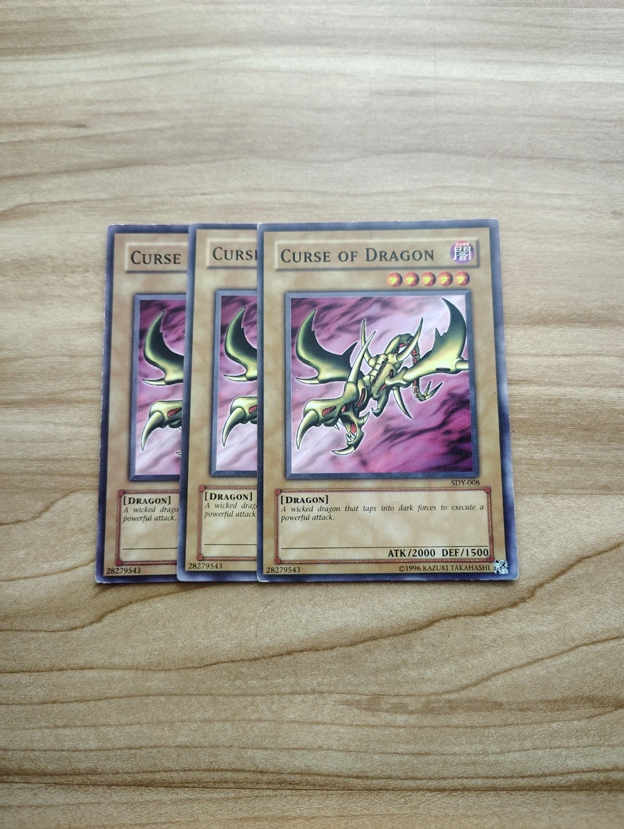CURSE OF DRAGON ホロカード 北米版スーパーレア Yugioh Curse Of Dragon for sale | eBay