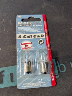 6 Cell C&D Ersatzlampen Replacement Lamp | MAGLITE | Taschenlampe Krypton | 1 pc
