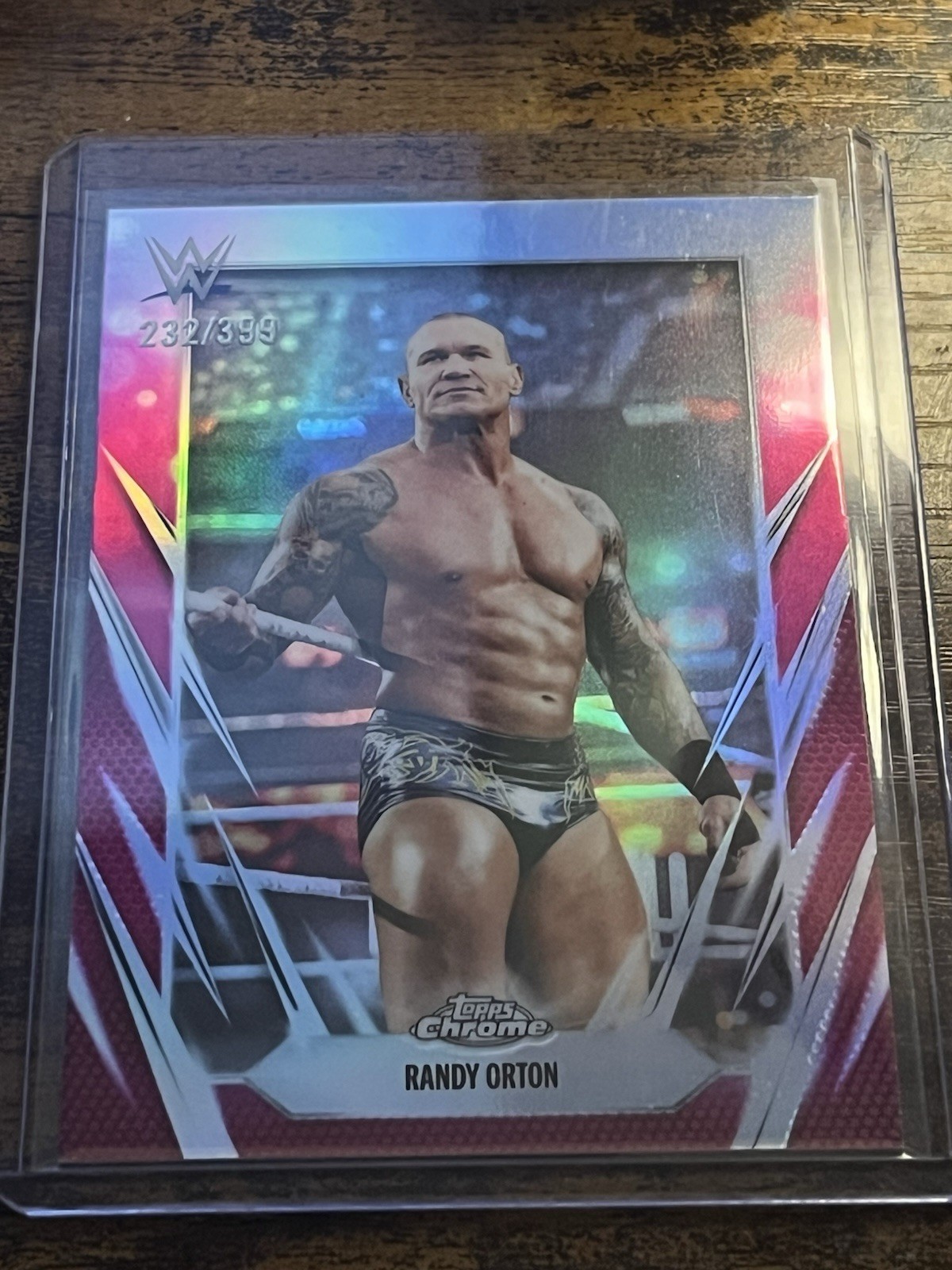 2026 Topps Chrome WWE RANDY ORTON #72 MAGENTA REFRACTOR /399