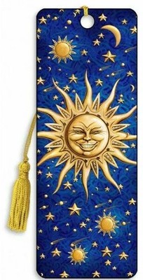 3D Lesezeichen Lächelnde Sonne Sterne Mond Himmel Planet Weltraumliebhaber Geschenk x Ihn Ihre Kinder