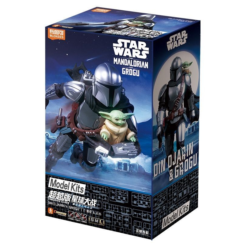 BLOKEES SW Mandalorian AT-RT 1/9 プラモデル Blokees Star Wars The Mandalorian Din Djarin Grogu Bo-Katan Model