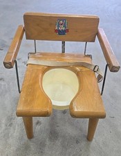 Vintage Hush-A-Babe TOL-TOT Wooden Potty Chair No Tray