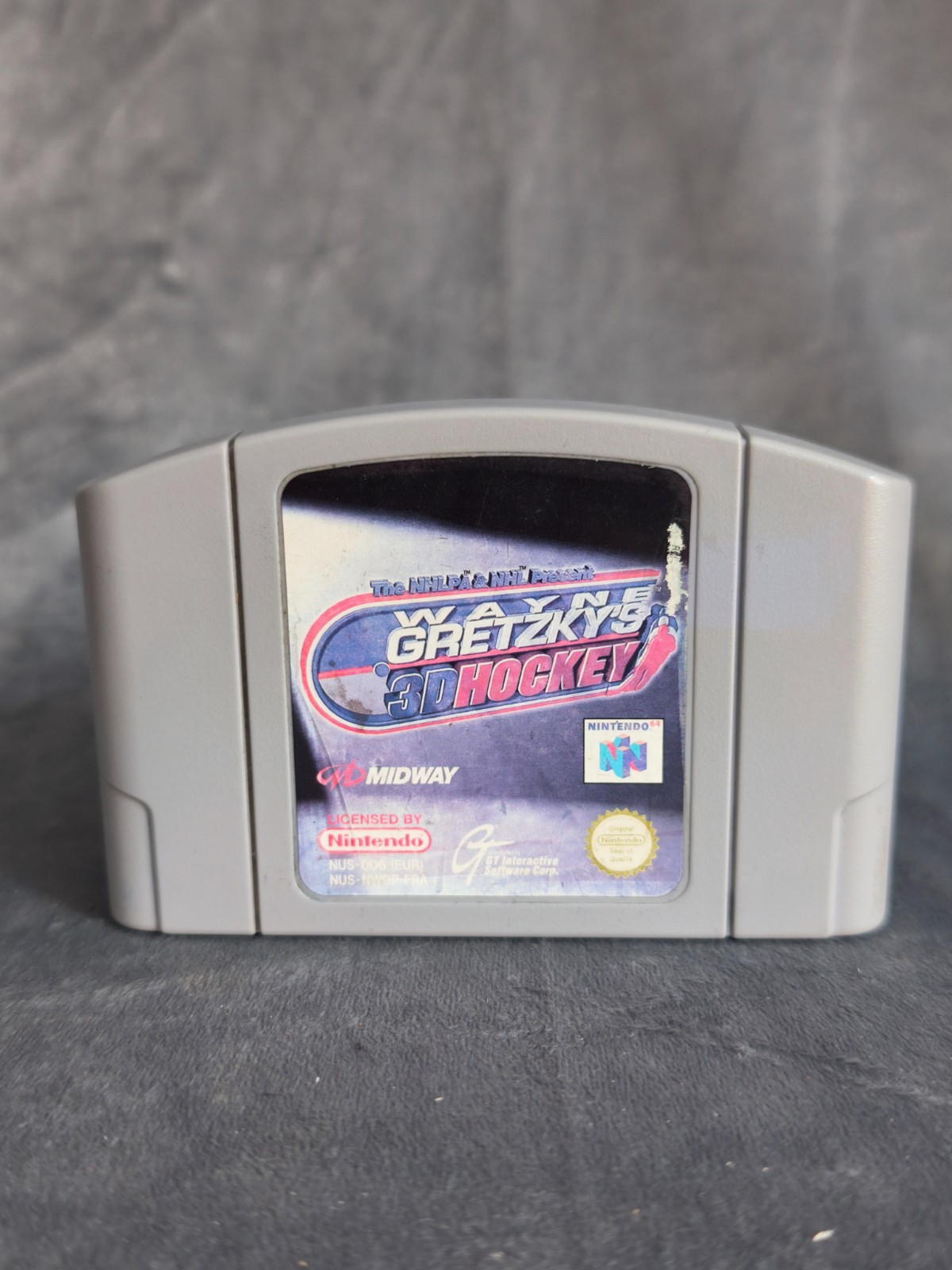 Jeu Nintendo 64 WAYNE GRETZKY'S 3D HOCKEY N64 FRA cartouche retro