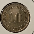 1915-J German Empire Deutsches Reich 10 Pfennig Copper-Nickel Coin — photo 1