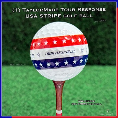 1) TaylorMade 2025 Tour Response USA STRIPE Red, White & Blue Golf