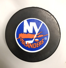 Scott Lachance New York Islanders NHL Autographed & Inscribed #7 Hockey Puck