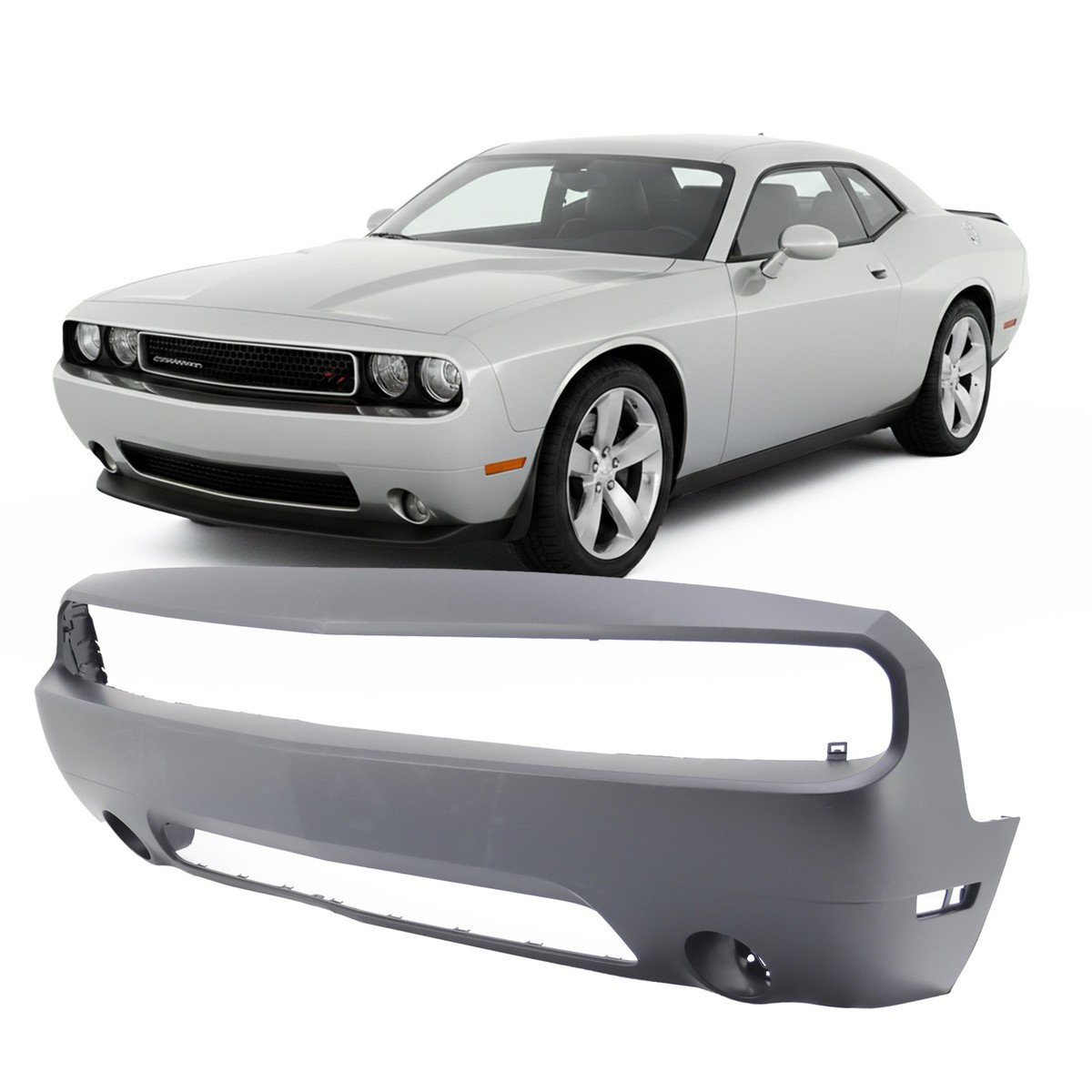 Front Bumper Cover For 2011-2014 Dodge Challenger Primed