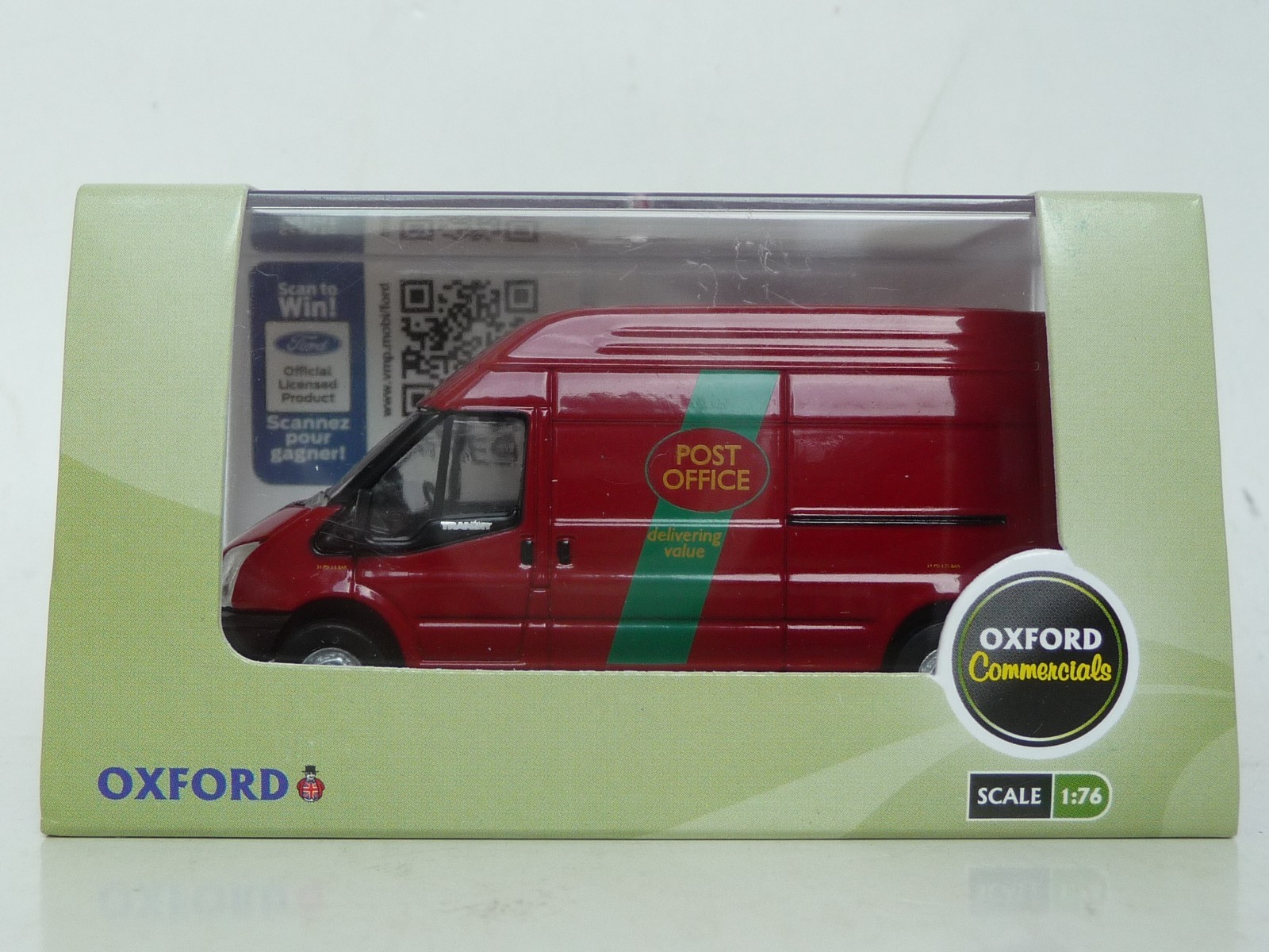 Oxford Diecast 76FT032  Ford Transit LWB Mk5 High Roof Post Office 1:76 scale