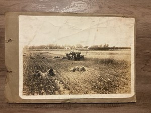 Original Antique Ford Model T Tractor Conversion Car Farming Photo