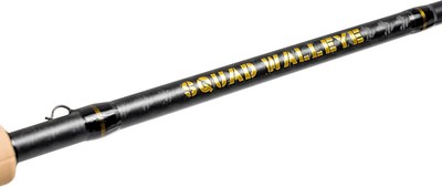 Savage Gear 6'3'' Squad Walleye Spinning Rod, 1-Piece High Modulus Carbon... 